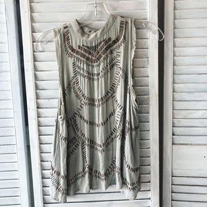 Free People Beaded Tank